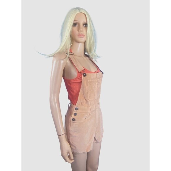 NWT Carve Designs Women's 6 Jason Overall Short Washed Pink Organic MSRP$115 - Picture 3 of 17